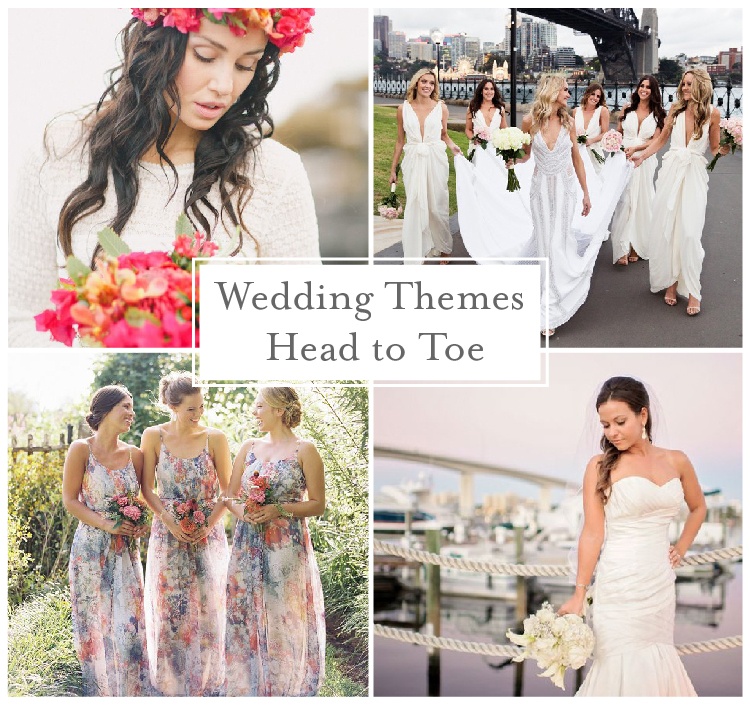 Your Wedding Theme: Head to Toe