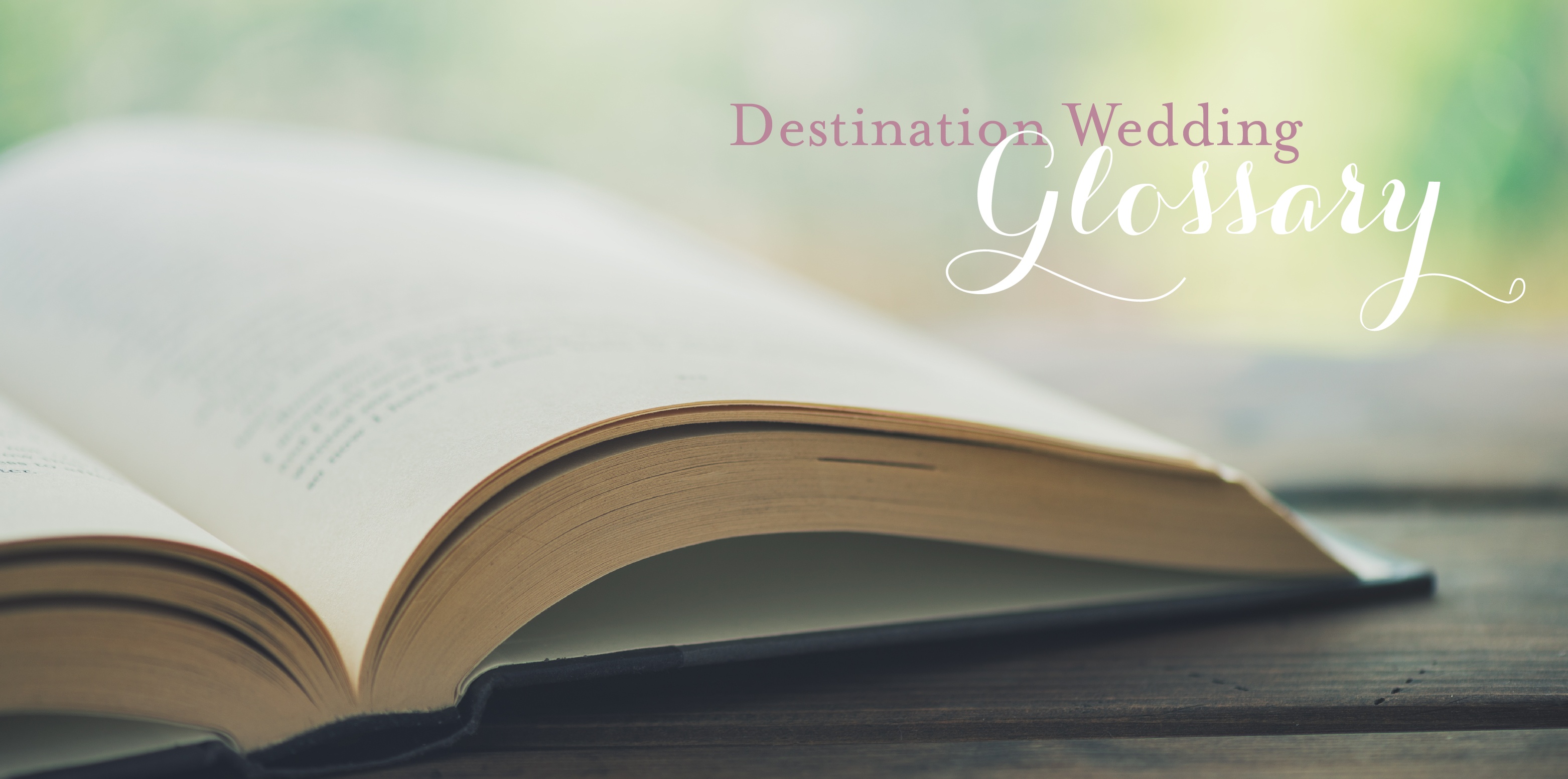 Wedding Decor Glossary