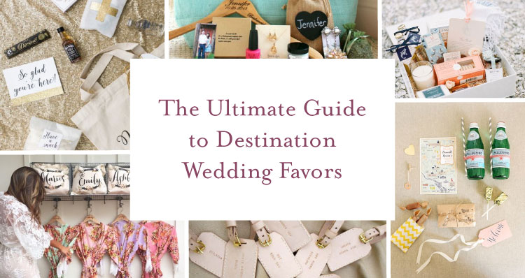 Destination wedding shop favors