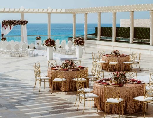 rooftop wedding ceremony and reception