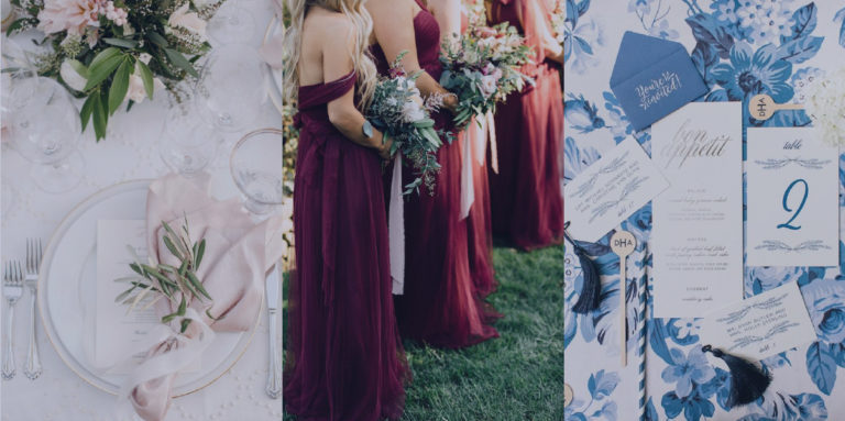 Pantone-Inspired Destination Wedding Color Themes