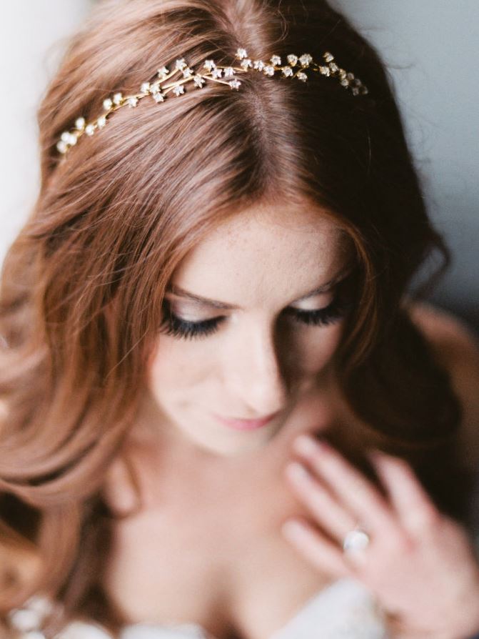 Summer destination wedding trends - starry headband