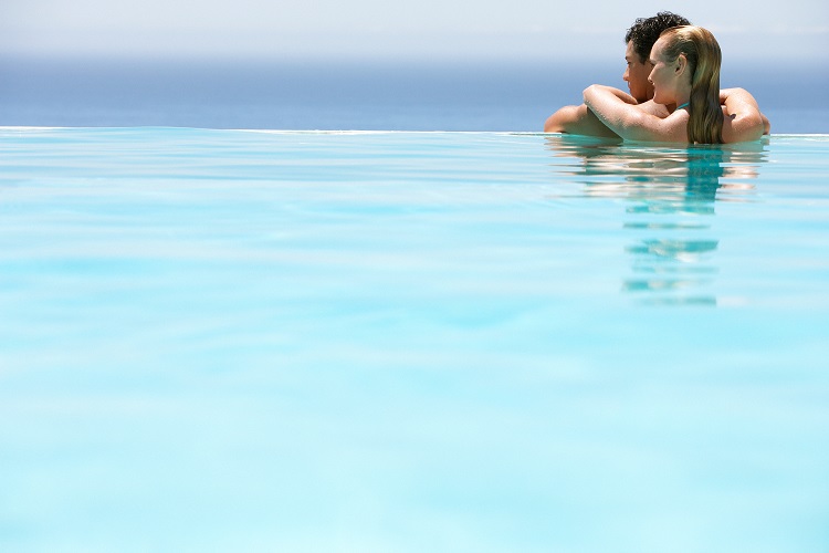 Swimming pool at Barcelo Maya Riviera - Adults Only in Mexico