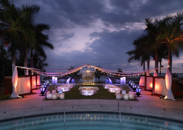 Wedding reception at Hard Rock Hotel Vallarta in Mexico