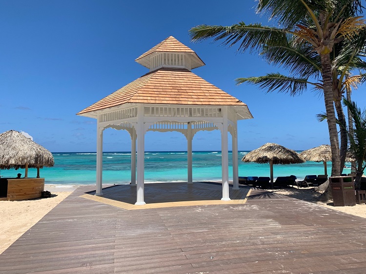 Wedding gazebo at Royalton Bavaro in the Dominican Republic