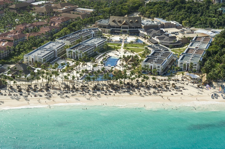 Aerial view of Royalton Punta Cana in the Dominican Republic