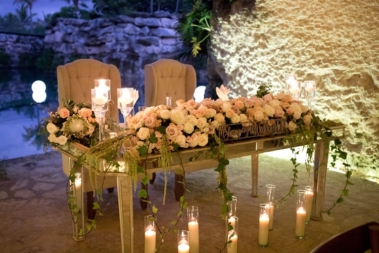 Destination Wedding Head Table 