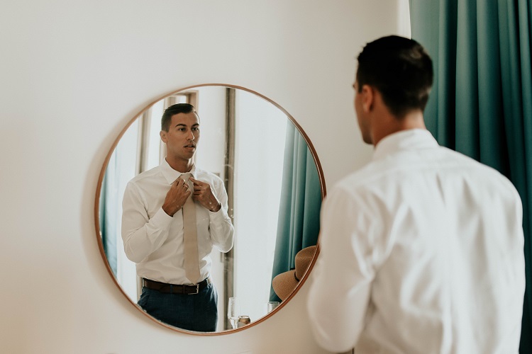 groom getting ready