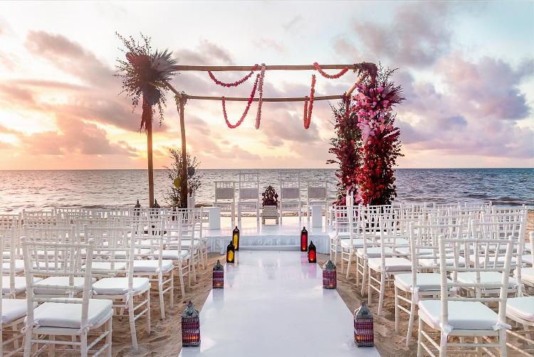 wedding at cancun mexico