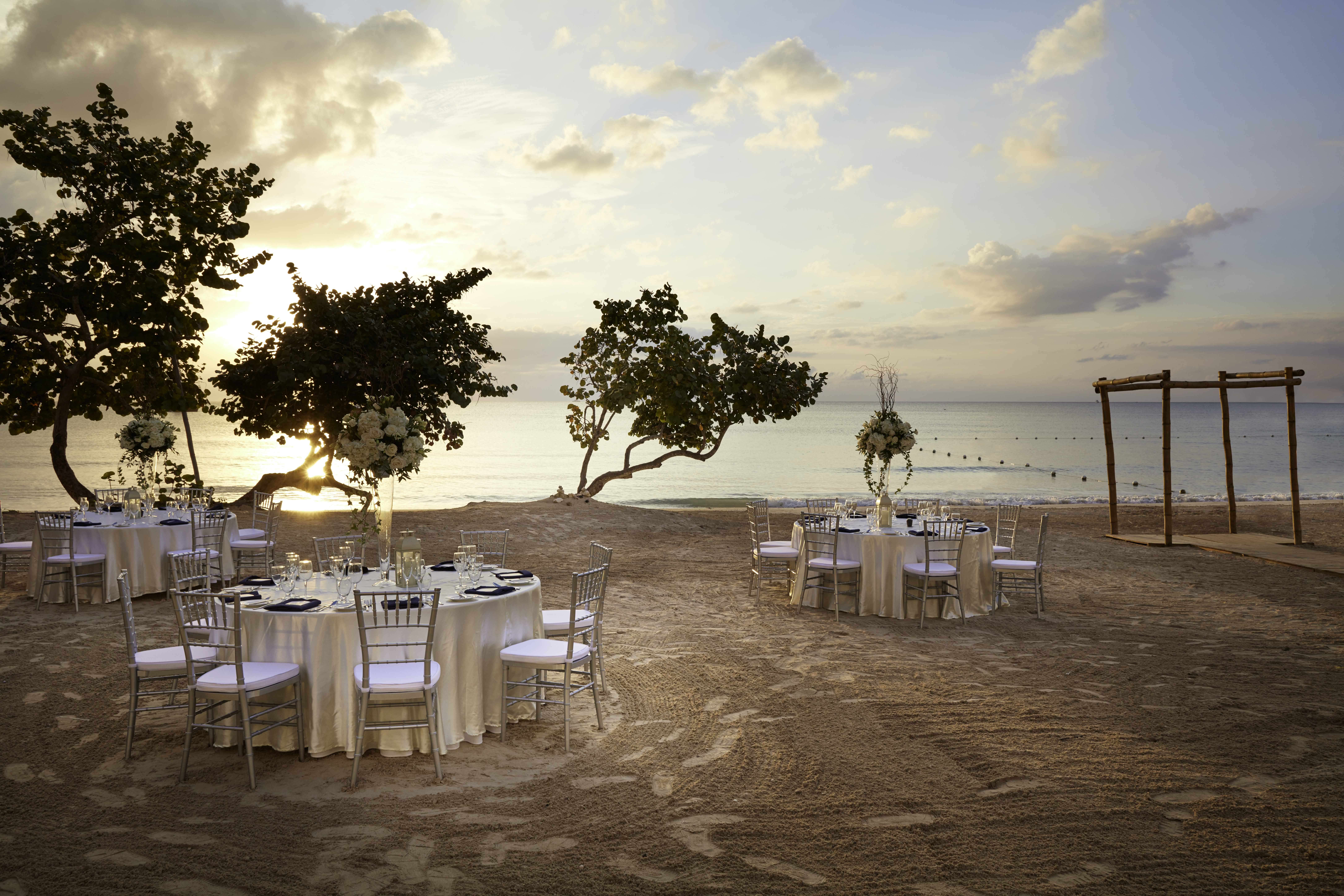 Azul Beach Resort Negril wedding reception