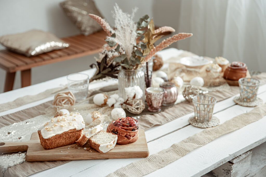 Boho table accents