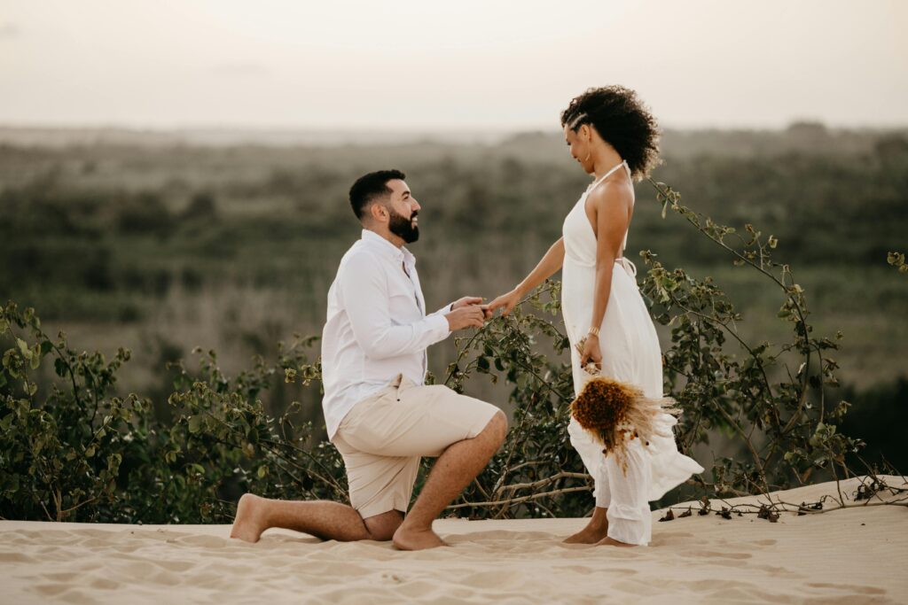 beach proposal ideas