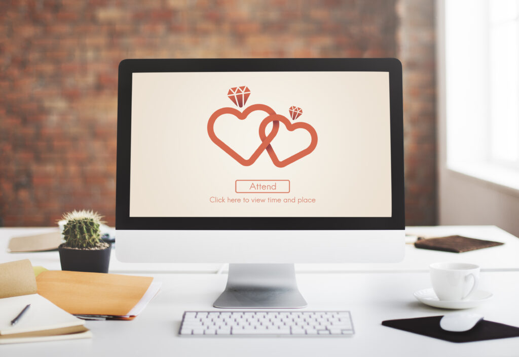 custom wedding website