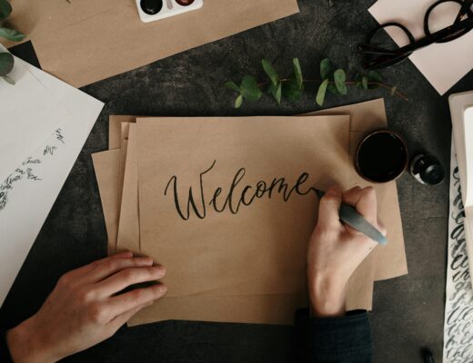 wedding website welcome message