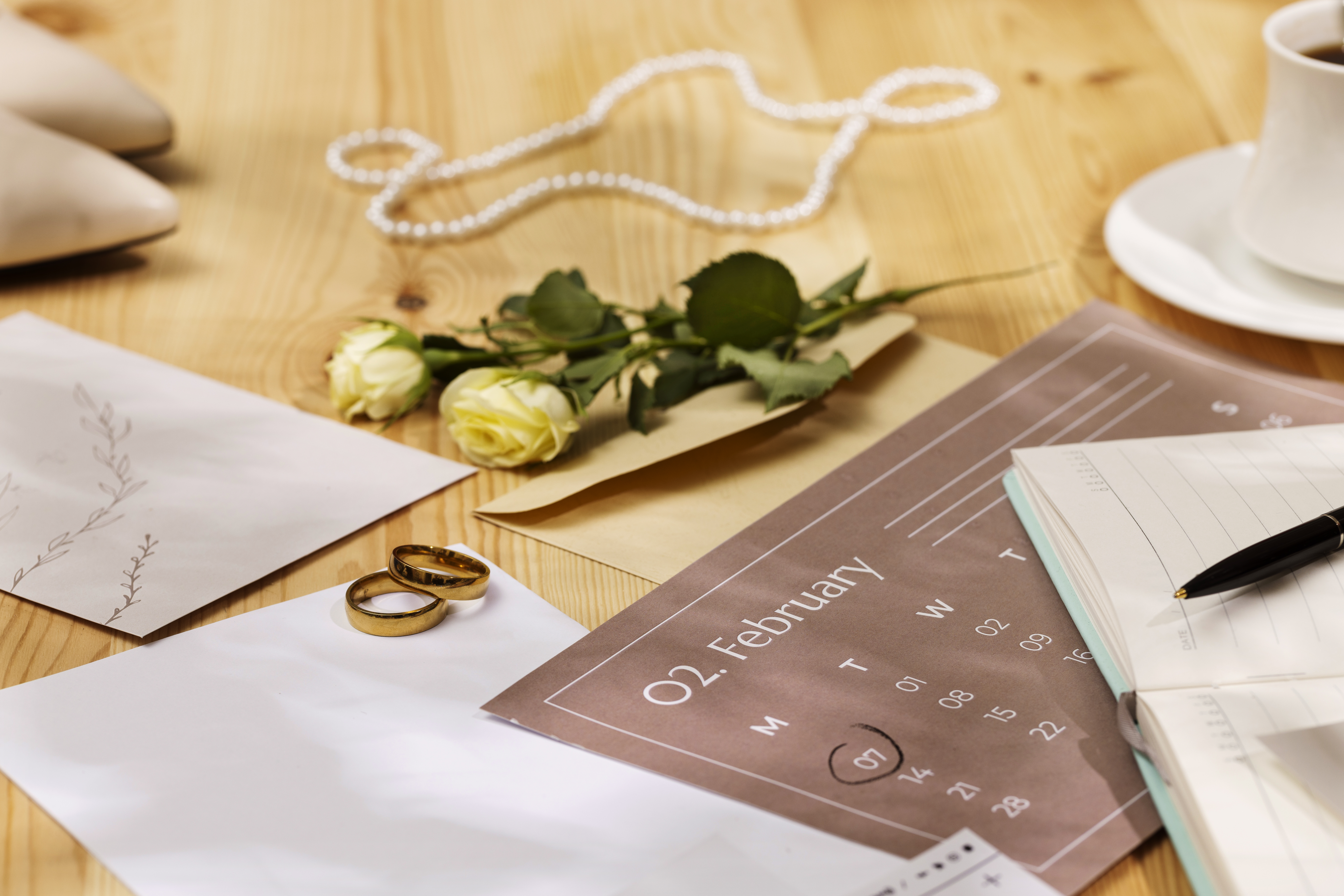 Wedding planning materials