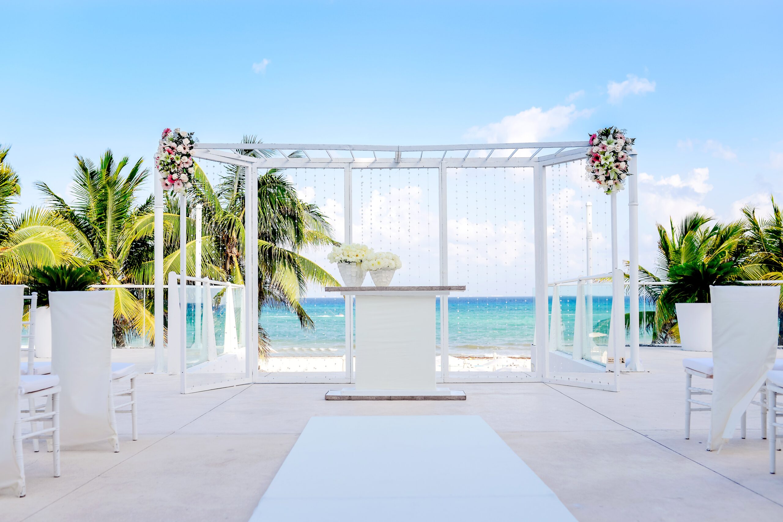 Playacar Palace Cielo Terrace wedding venue