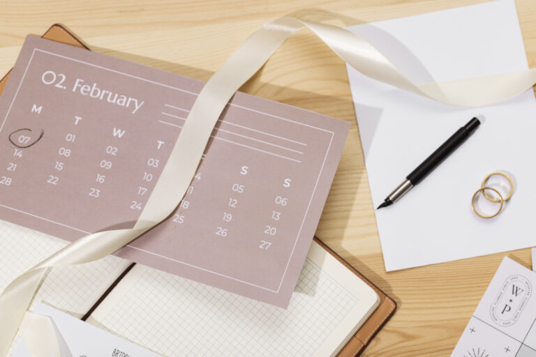 wedding timeline