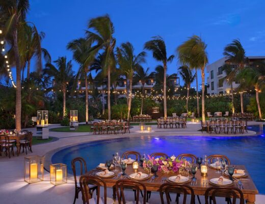 Secrets poolside venue