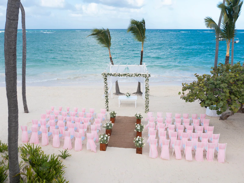 Grand Palladium Palace Bavaro beach pergola