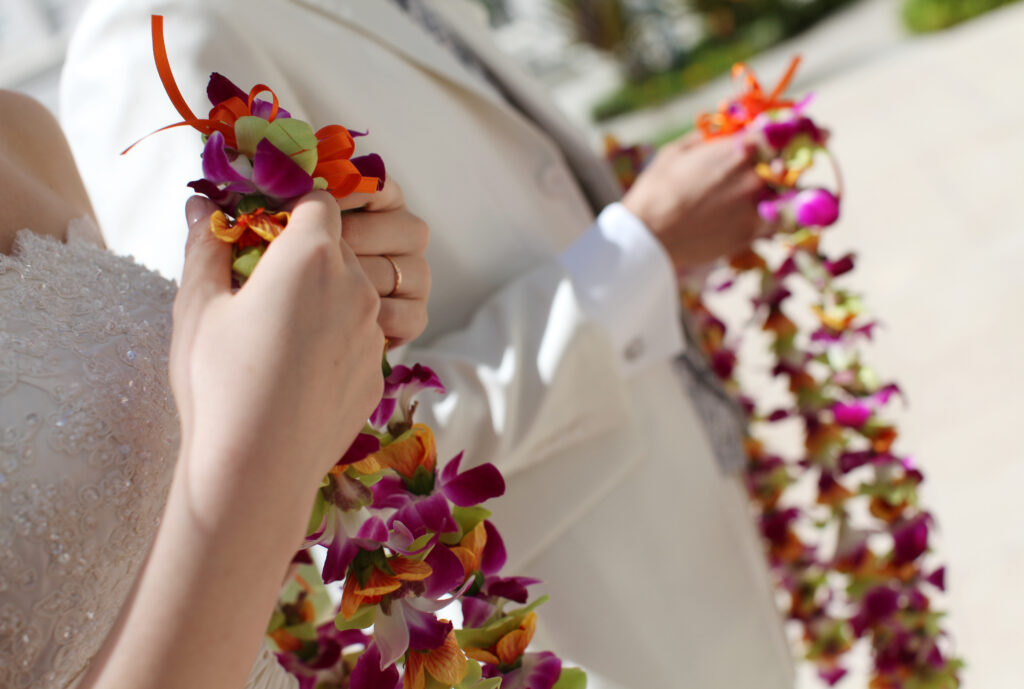 The,Japanese,Couple,Who,Makes,A,Wedding,Ceremony,In,Hawaii