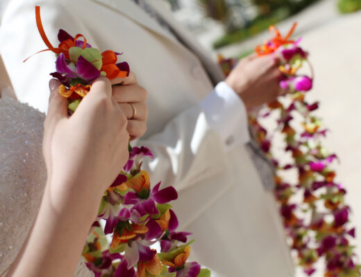 The,Japanese,Couple,Who,Makes,A,Wedding,Ceremony,In,Hawaii