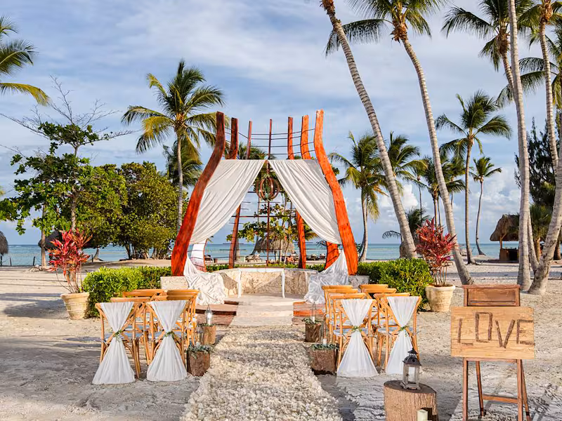 Secrets Cap Cana gazebo wedding venue